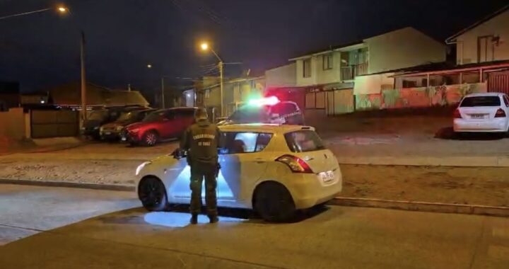 Realizan operativo policial en sector alto de Los Vilos